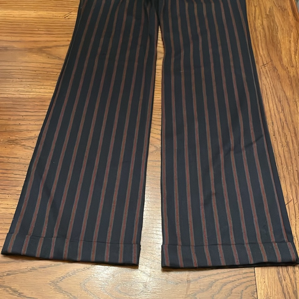 Anthropologie low rise striped flare  pants, size 2, NWT - Picture 10 of 14